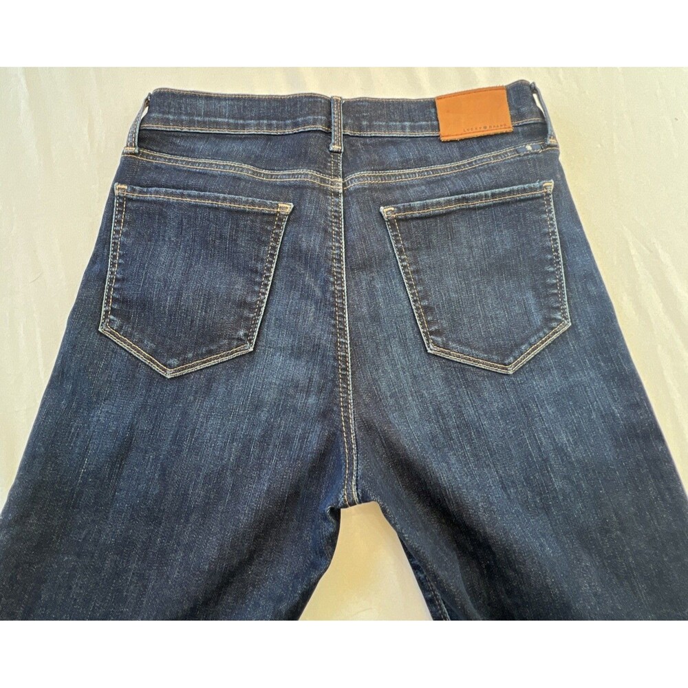 Lucky Brand Brooke Legging Jeans Women’s 6/28A Dark Wash Skinny Orta Premium - Picture 10 of 14